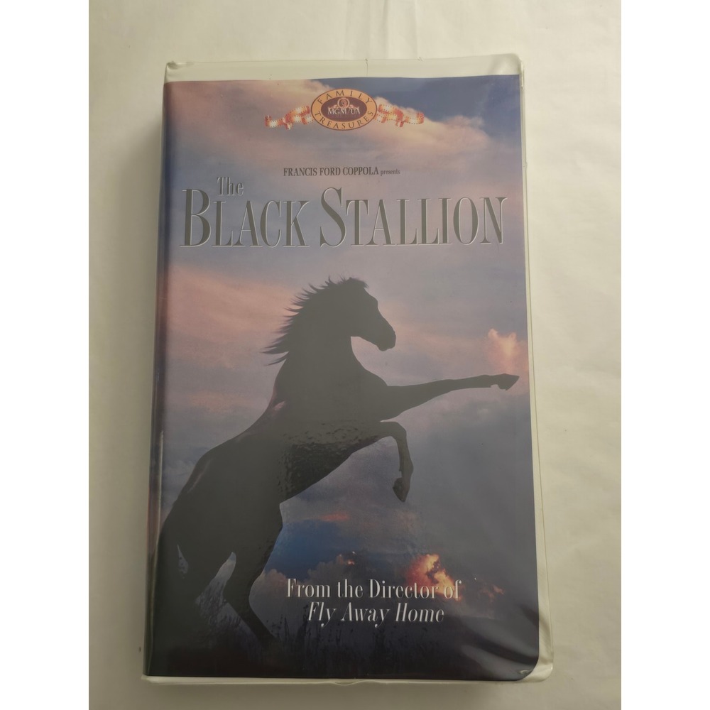 Vintage 1979 Black Stallion VHS MGM/UA Family Treasures Movie‎ Mickey Rooney